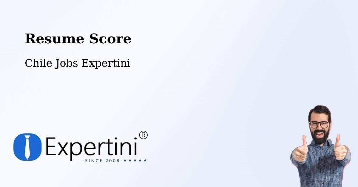Resume Score & Job Description Match Tool – Limache - Chile Jobs Expertini